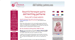 Desktop Screenshot of doll-knitting-patterns.com