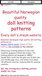 Mobile Screenshot of doll-knitting-patterns.com